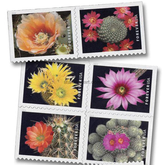 Cactus Flowers (U.S. 2019) Forever Postage Stamps 100 pcs