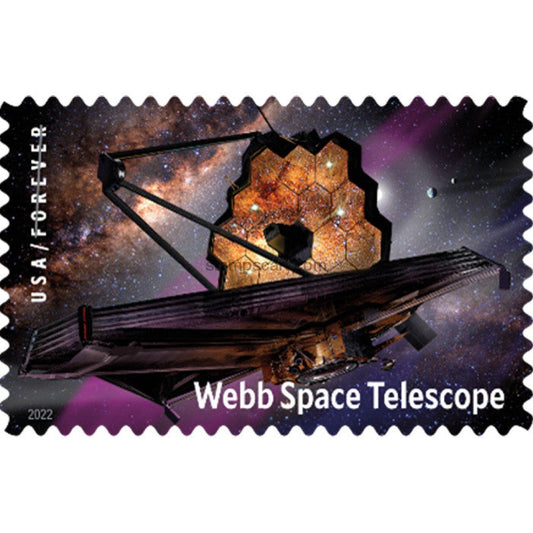 James Webb Space Telescope Stamps 2022 First-Class Forever Postage Stamps 100pcs