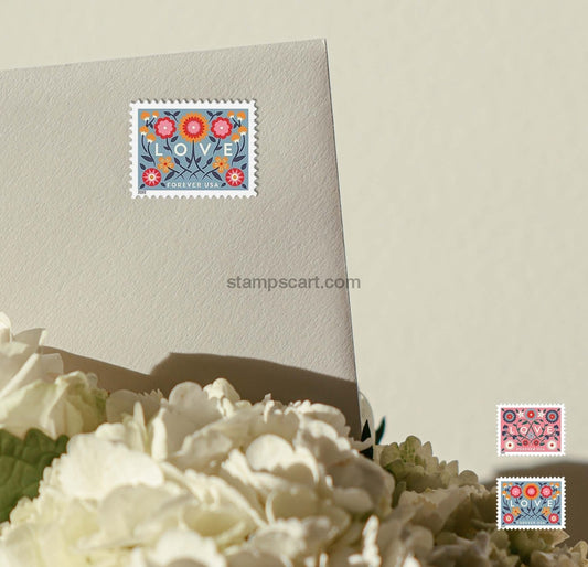 Love (U.S. 2022) Forever Postage Stamps 100 pcs