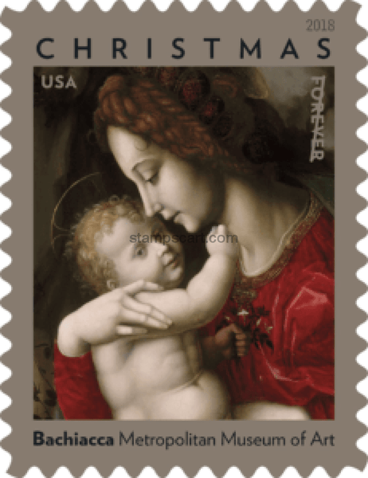 Madonna and Child by Bachiacca 2018 Forever Postage Stamps 100pcs