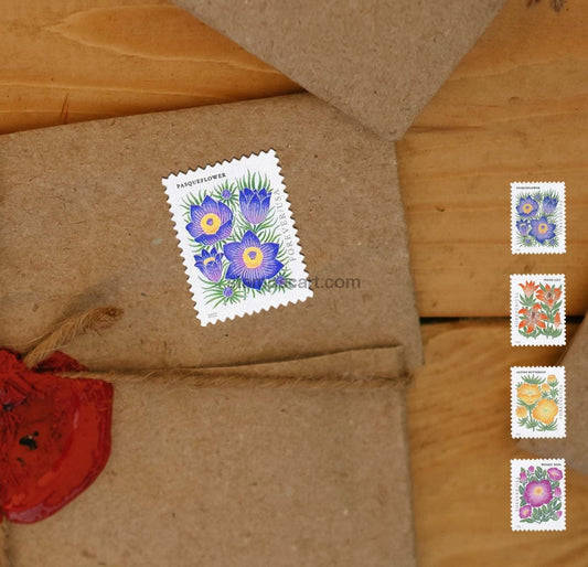 Mountain Flora (U.S. 2022) Forever Postage Stamps 100 pcs