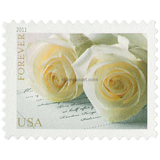 Wedding Roses 2011 Forever Postage Stamps 100 pcs