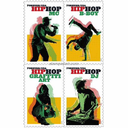 Hip Hop Stamps 2020 Forever Postage Stamps 100pcs