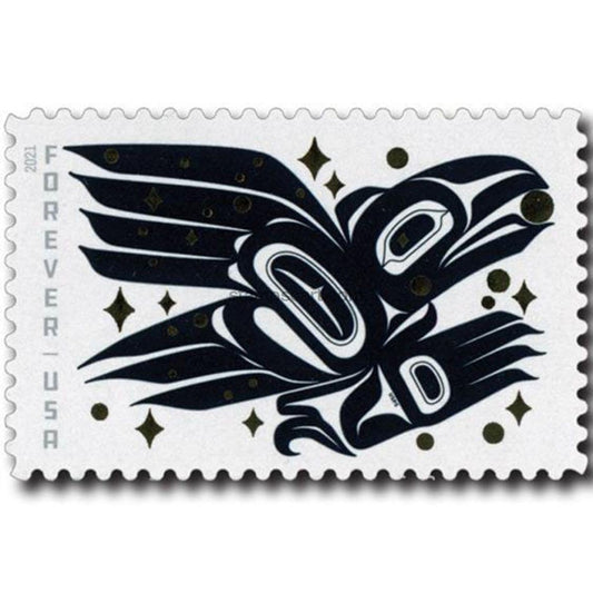 Raven Story (U.S. 2021) Forever Postage Stamps 100 pcs
