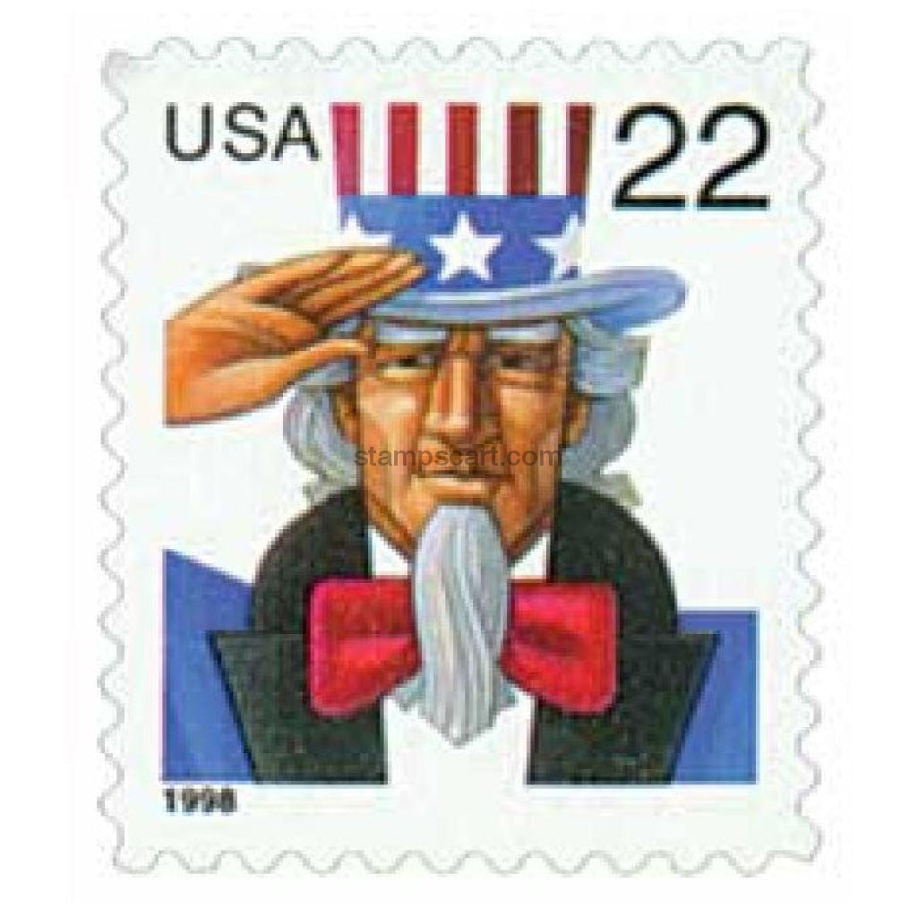 Uncle Sam 1998 Stamps 22cents 200pcs