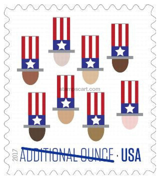 Uncle Sam’s Hat Stamp (U.S.2017) 21cents 100pcs