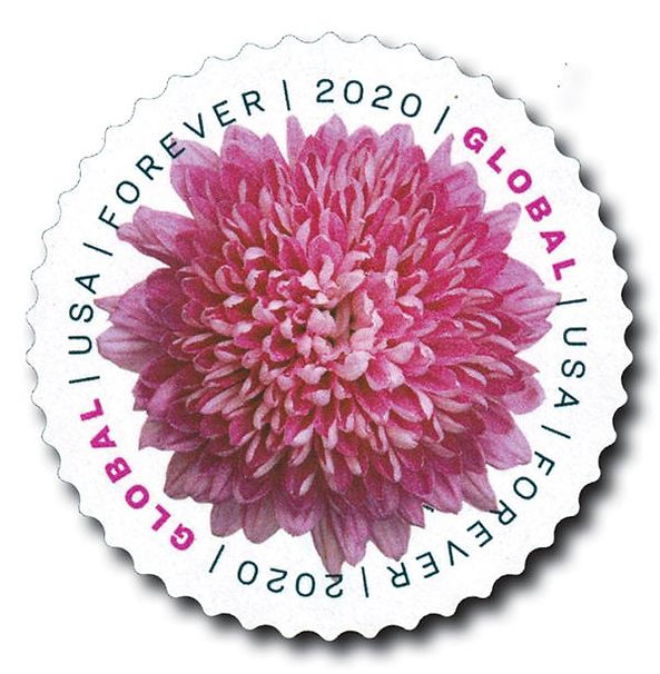 Global Chrysanthemum Stamps International 2020 (40pcs)